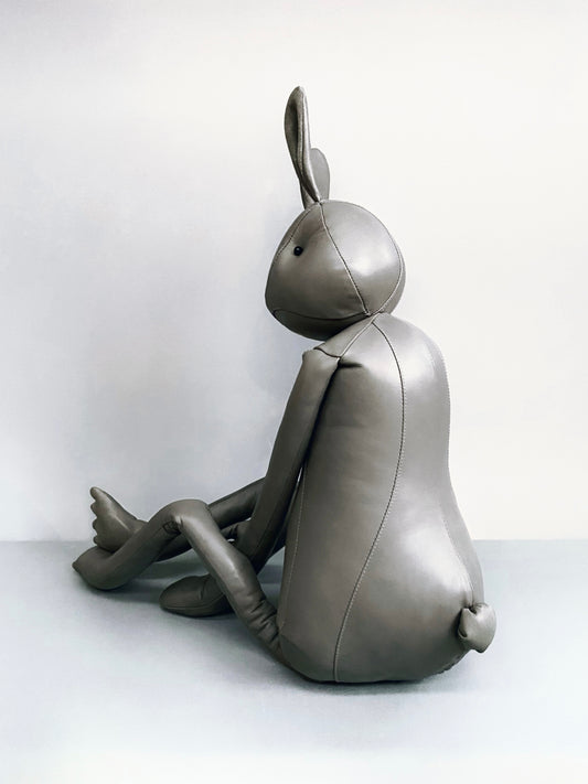 Leather RABBIT | Taupe