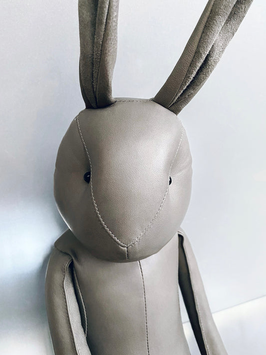 Leather RABBIT | Taupe