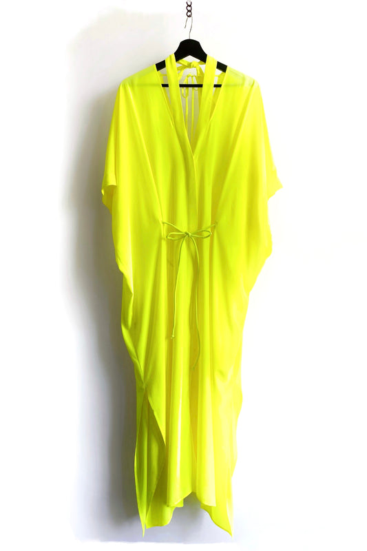 Kaftan with neckstrap | Silk