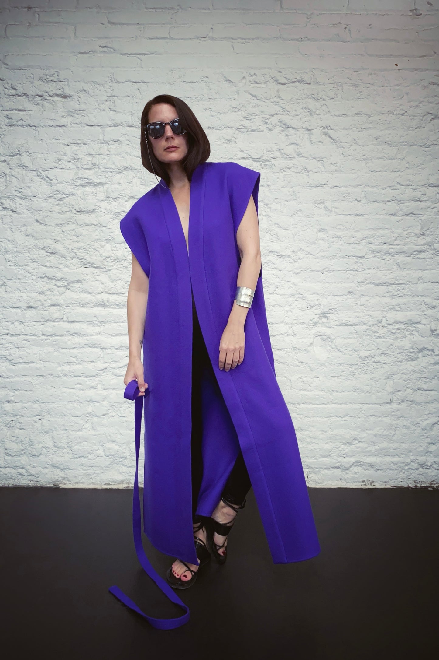 Sleeveless cardigan | Wool