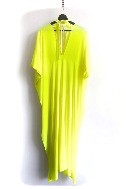 Kaftan with neckstrap | Silk