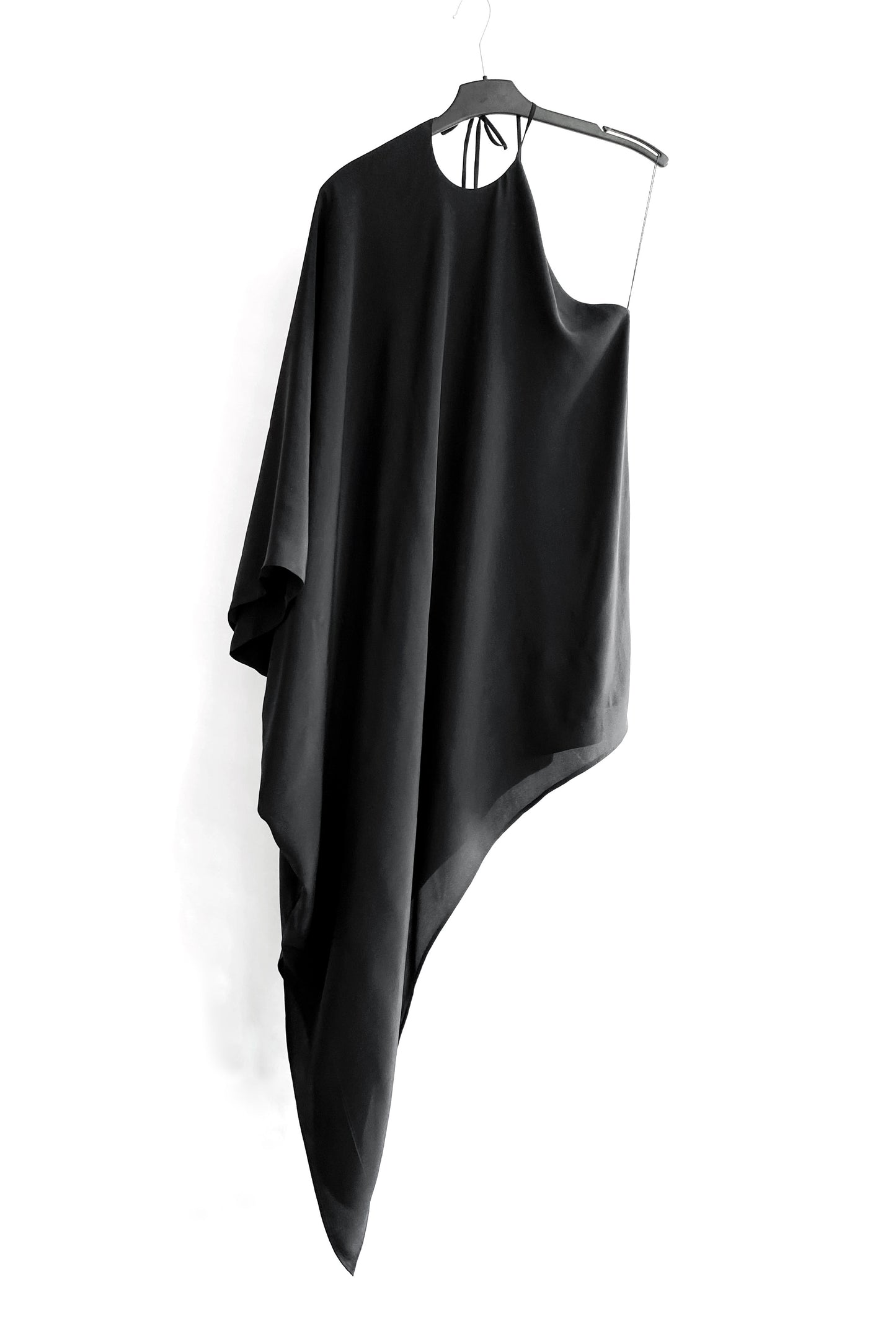 One shoulder dress | Silk