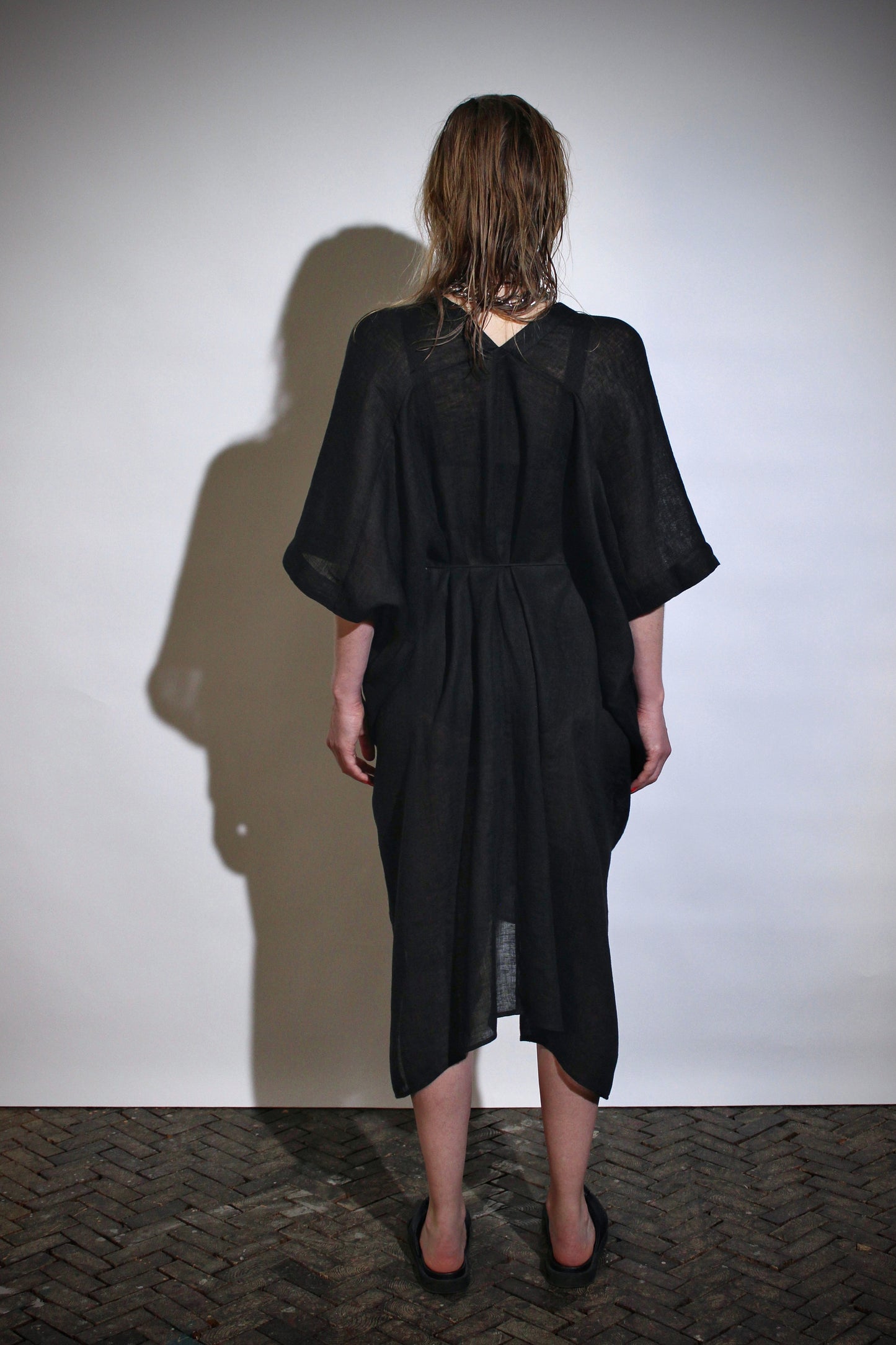 Square kaftan | Linen