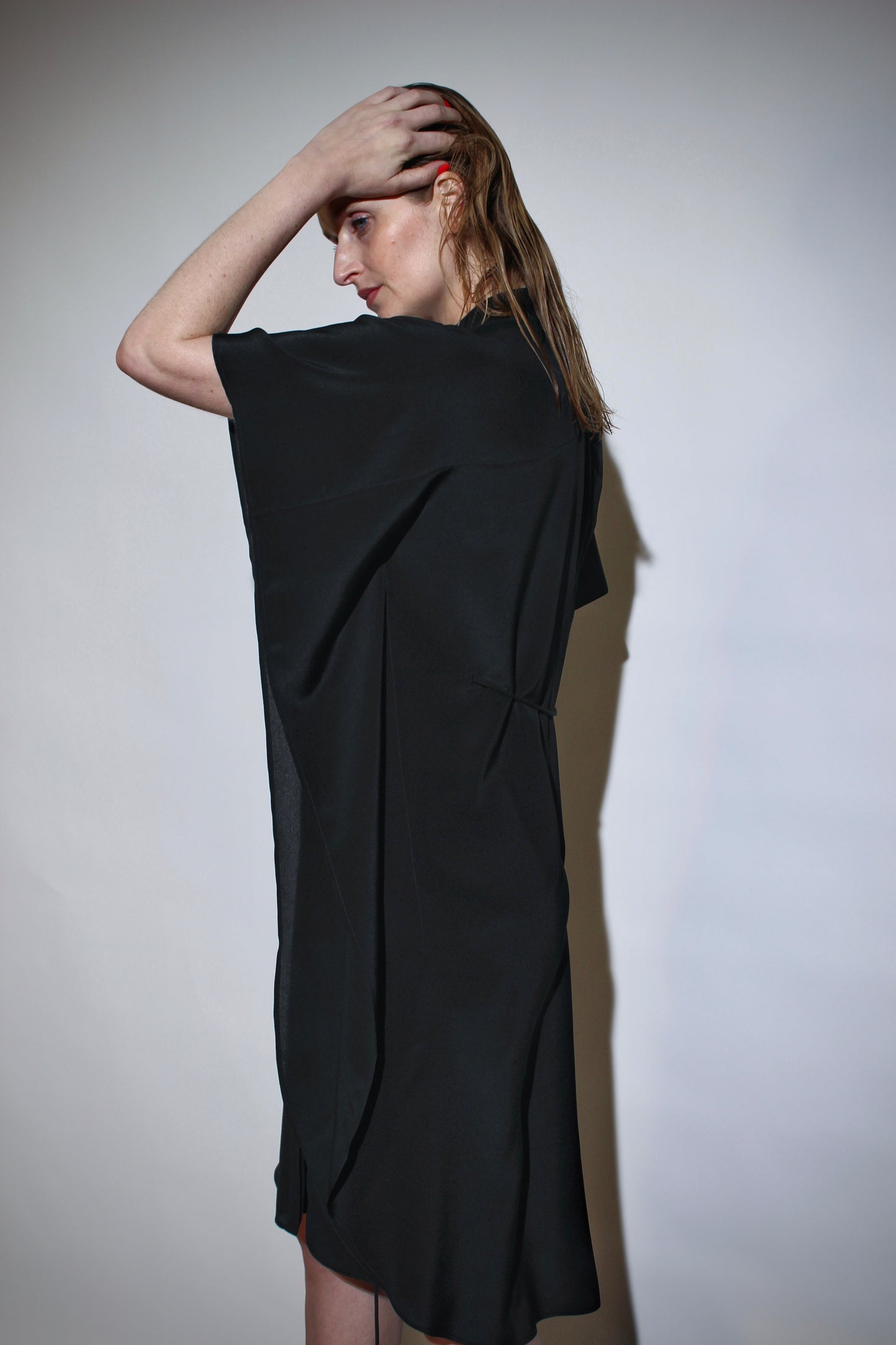 Shirt dress kaftan | Silk