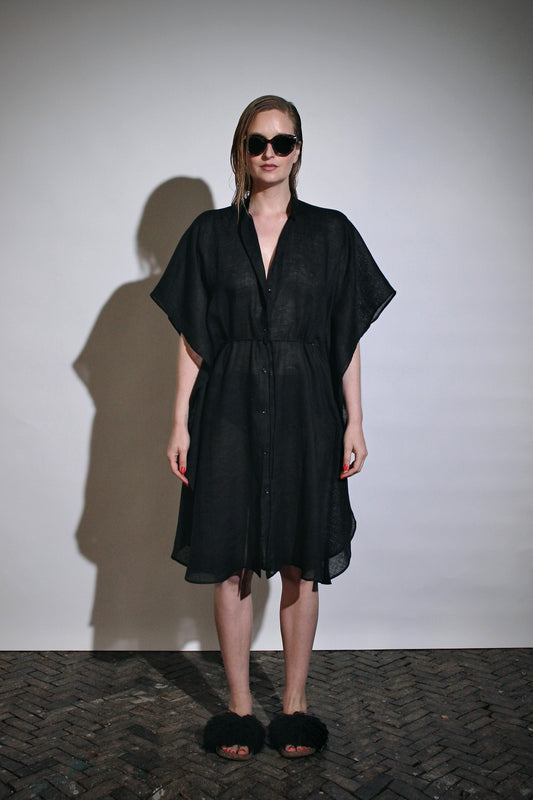 Shirt dress kaftan | Linen