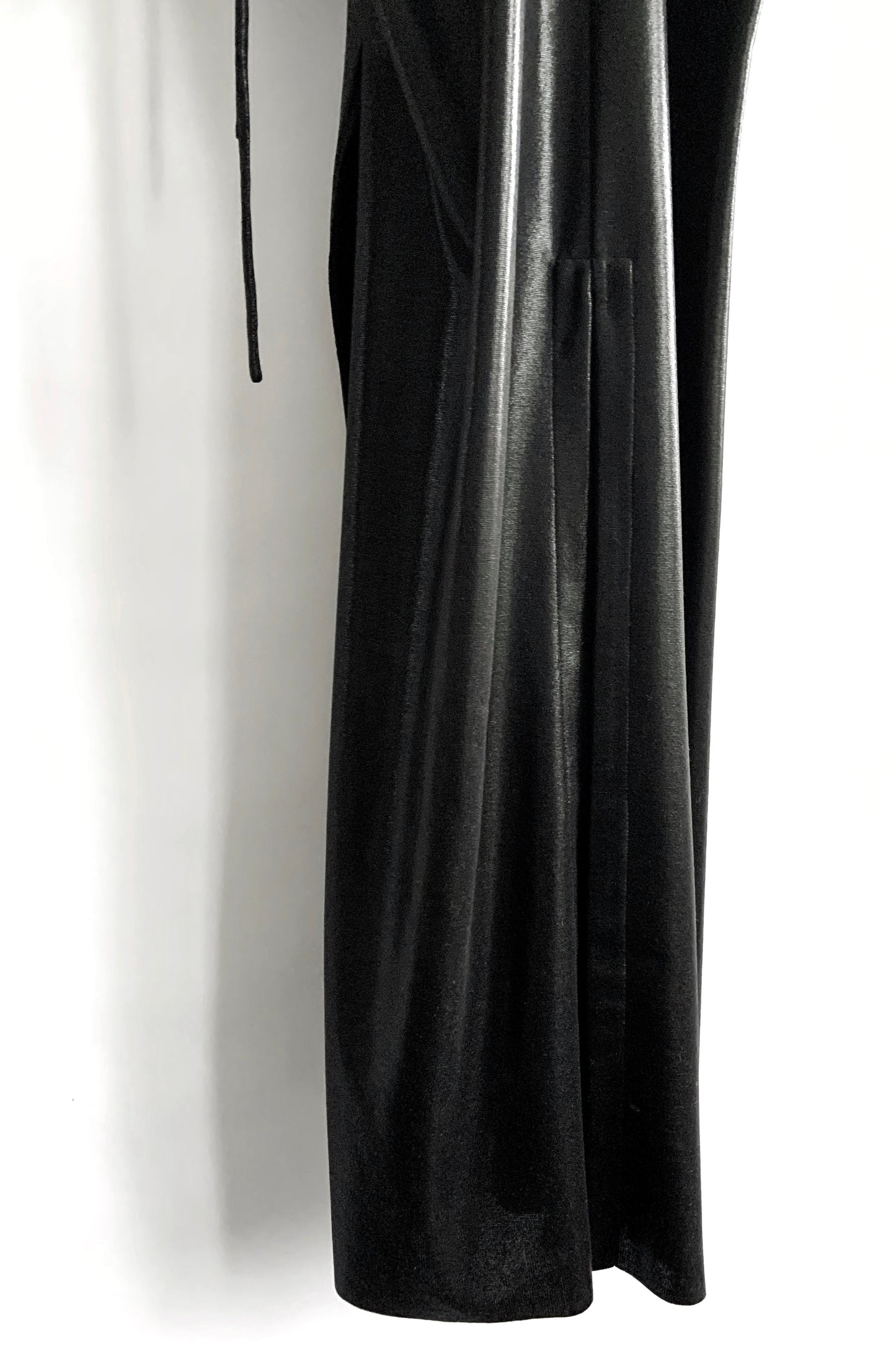 Long sleeve dress | Coated jersey
