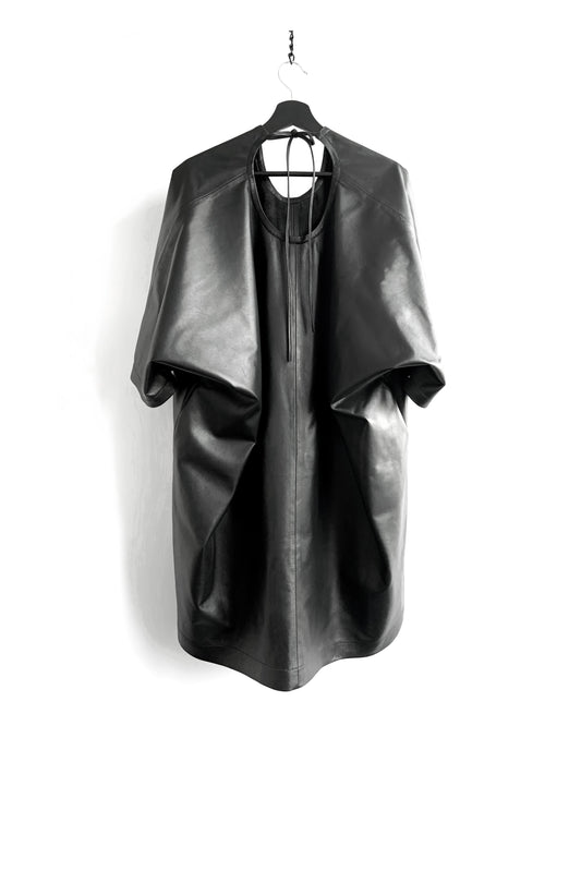 Open back dress | Leather