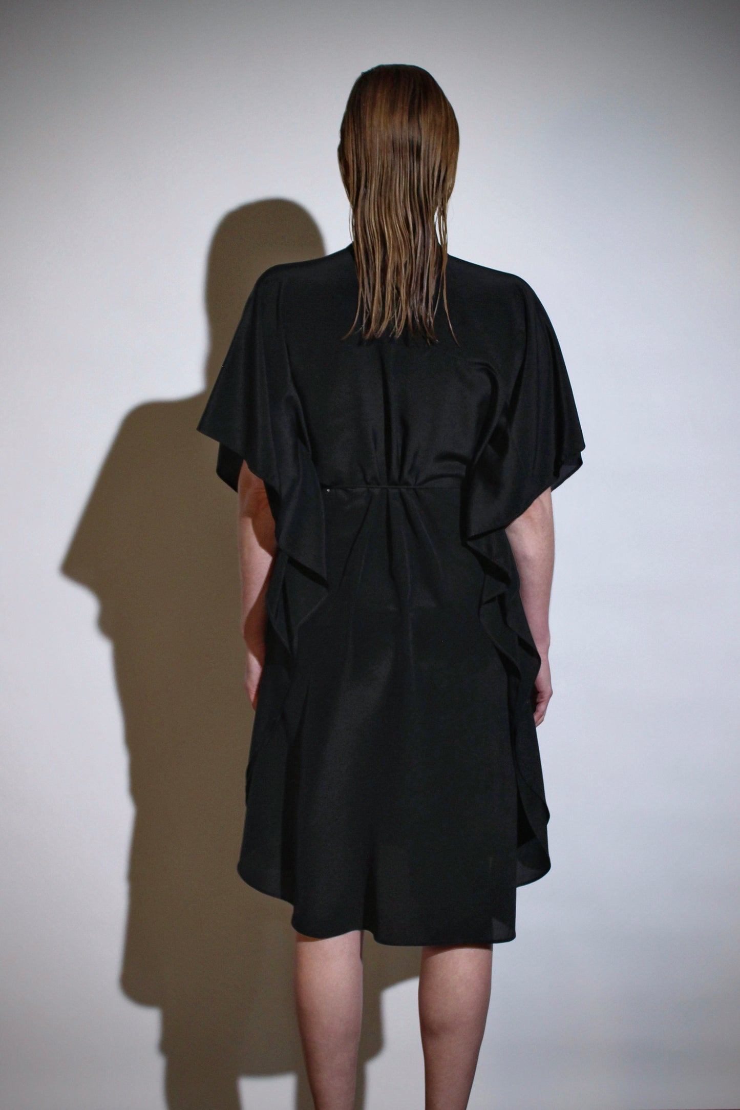 Shirt dress kaftan | Silk