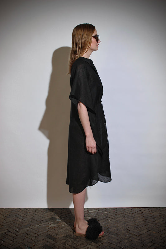 Shirt dress kaftan | Linen