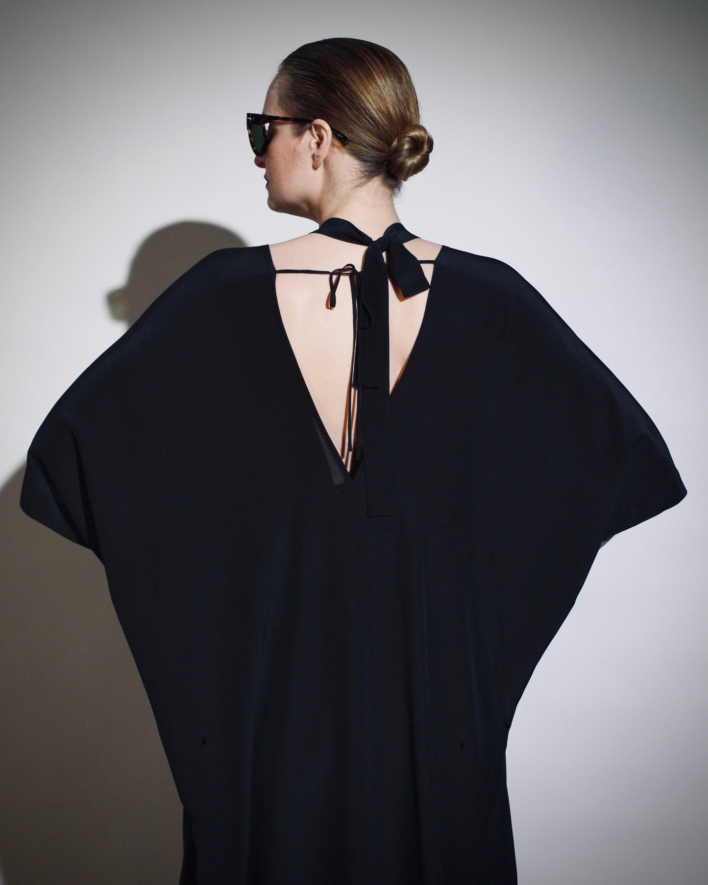 Kaftan with neckstrap | Silk