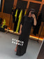Long T-shirt dress | Silk