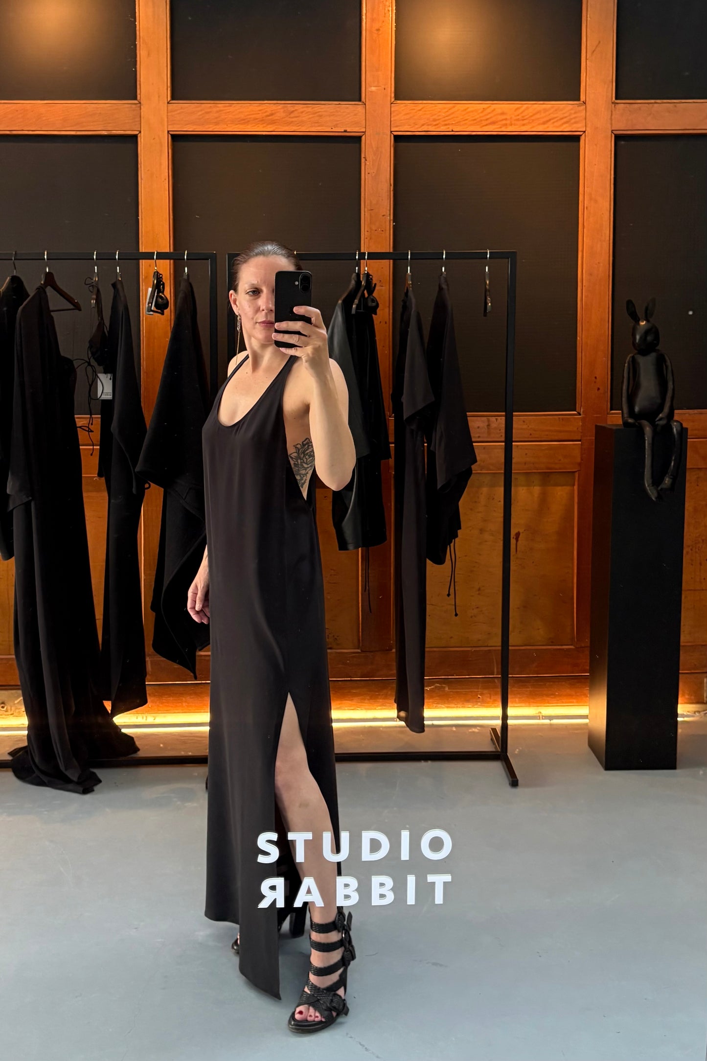 Racer back dress | Silk