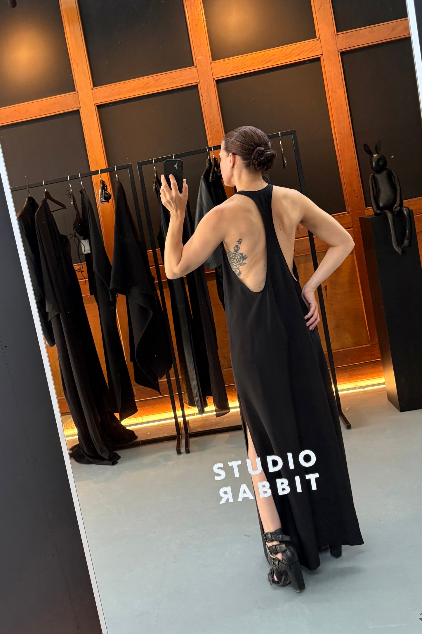 Racer back dress | Silk
