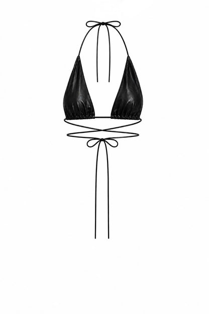 Triangle top | Leather