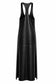 Racer back dress | Leather