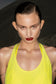 Racer back dress | Neon yellow