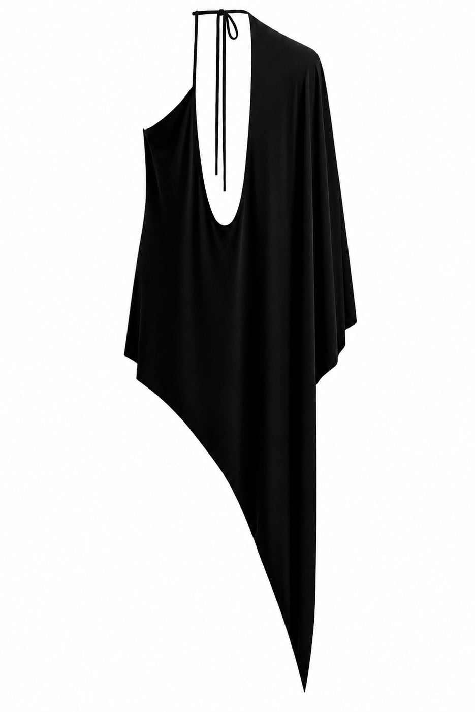 One shoulder dress | Silk