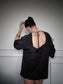 Open back top | Leather
