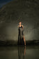 Racer back dress | Leather