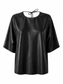 Open back top | Leather
