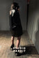 Open back dress | Leather