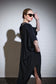 Kaftan with neckstrap | Silk